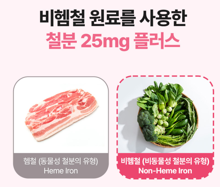 철분ni 헤모에너지 식물성비헴철 변비없는철분제 헤모글로빈 비햄철 약3개월분 - 상세 이미지 4
