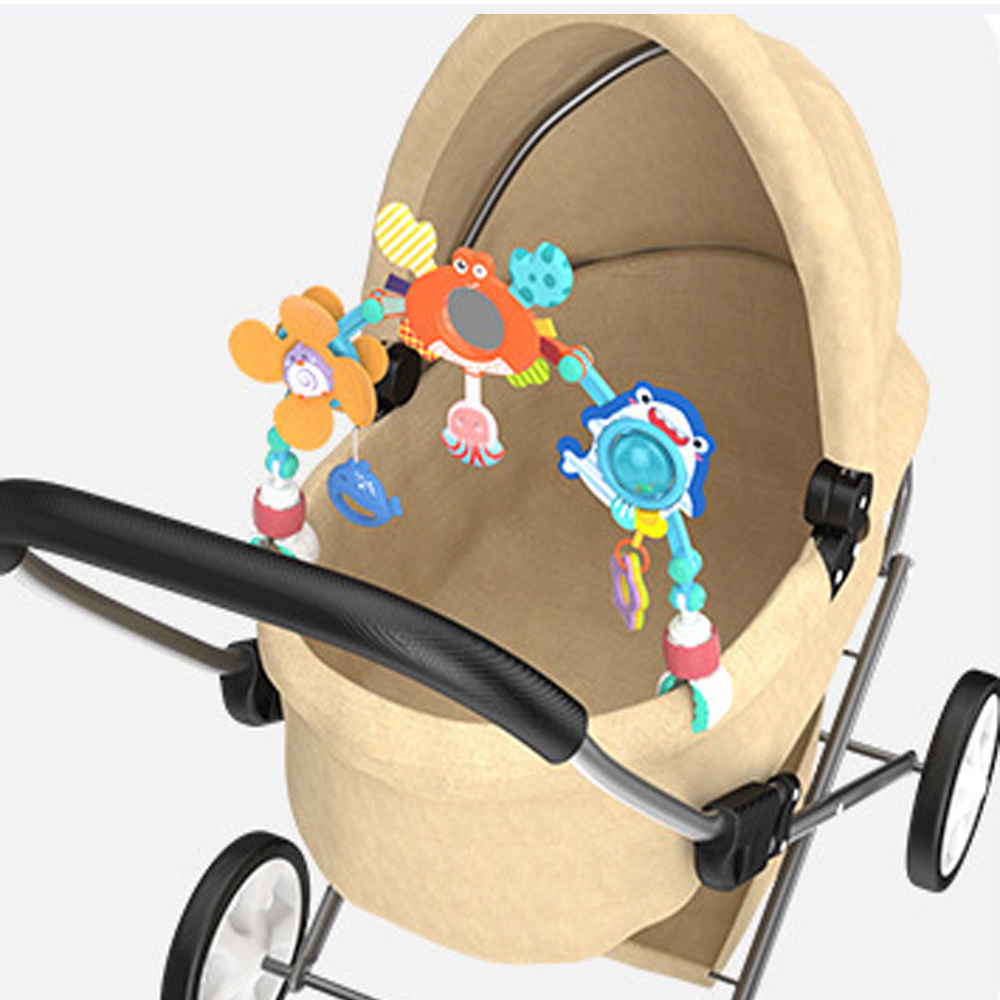 키저스 플레이베베 유모차 카시트 모빌 장난감 신생아 돌 아기 유아 선물 그린해피가든
