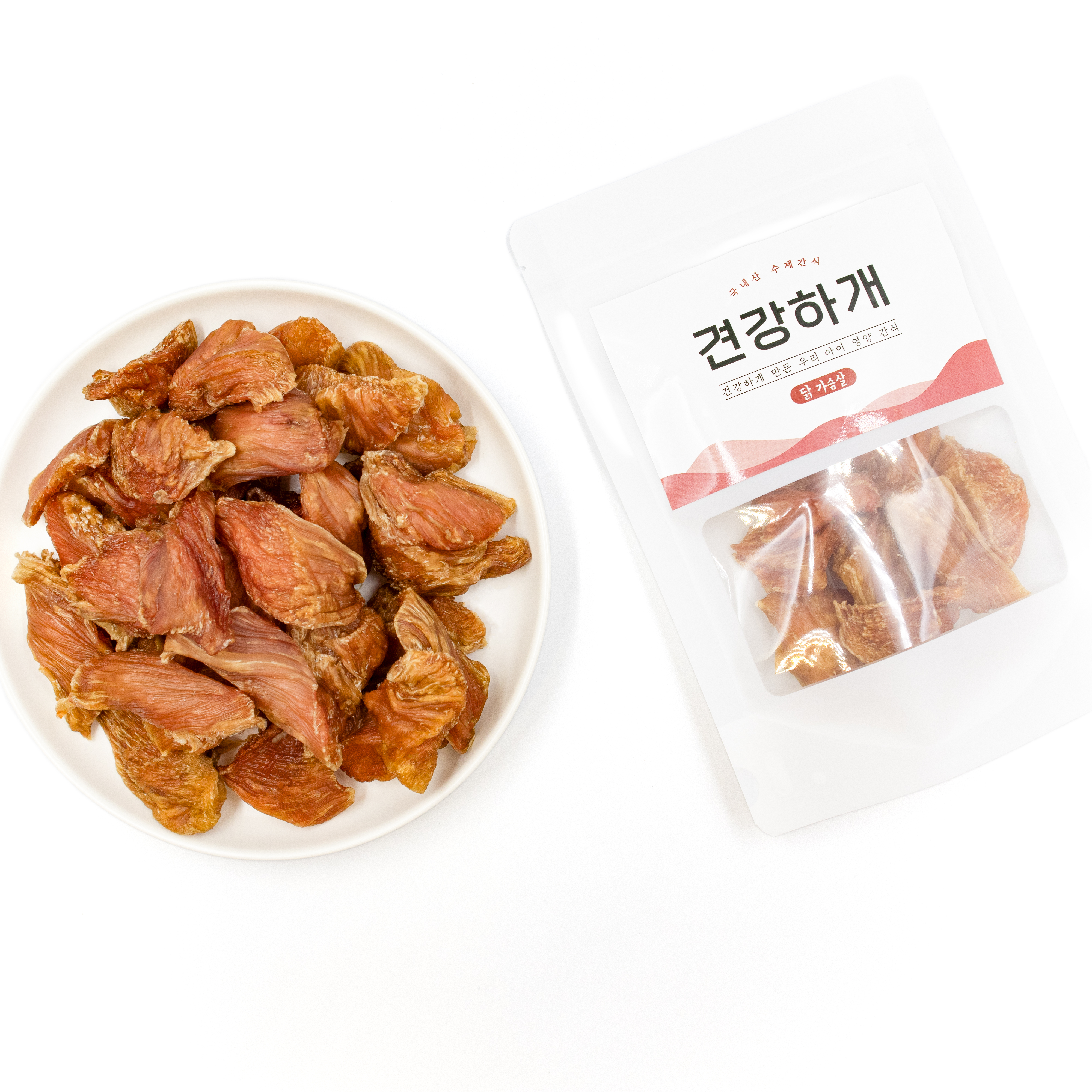 대용량 강아지 수제간식 국내산 닭가슴살 300g 보양식 - 상세 이미지 2