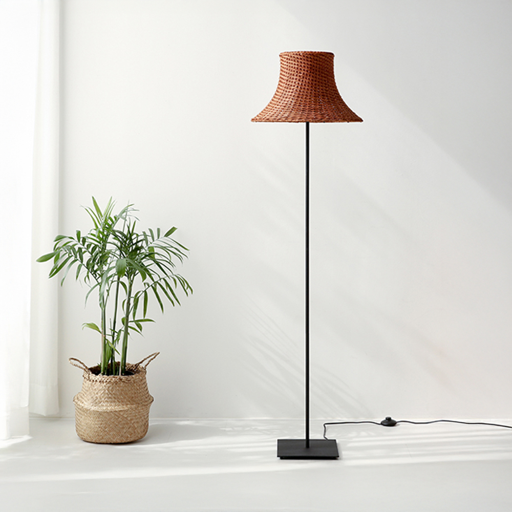 RATTAN 장스탠드 E26 KS1953F + E26 LED 스마트전구 9W 컬러 세트 이미지 8