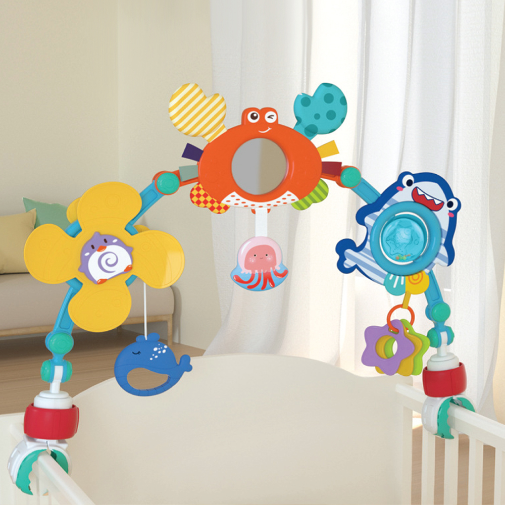 키저스 플레이베베 유모차 카시트 모빌 장난감 신생아 돌 아기 유아 선물 그린해피가든