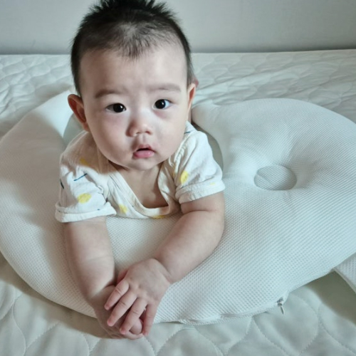 헤헤 돌고래 아기 옆잠 베개 졸업 신생아 바디필로우 짱구 두상 모로반사 태열 통잠 - 상세 이미지 4
