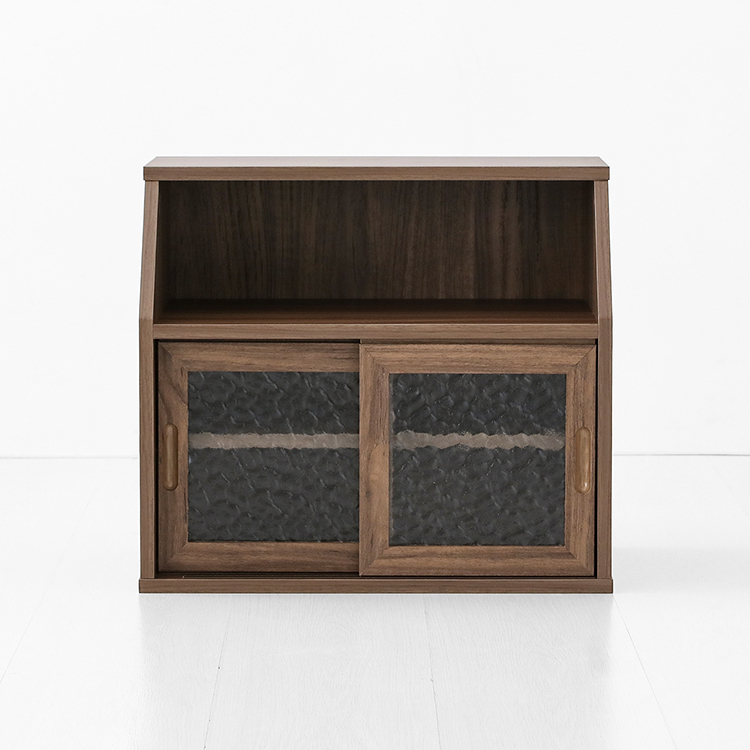 MUNIE 미니수납장 2문 B형 485x300x435mm, 2단, 화이트파인베니어 3354.3908