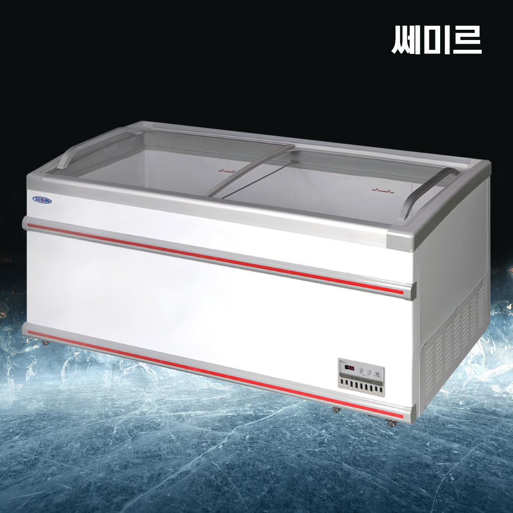 쎄미르 아이스크림 냉동고 업소용 냉동평대 영업용 SD-618 정육 대형 마트