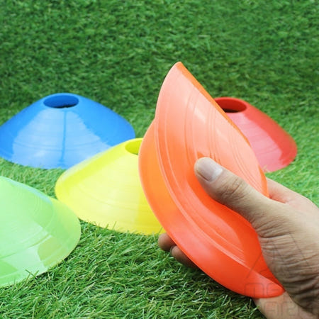 포다랑 훈련용 접시 콘 축구연습 칼라콘