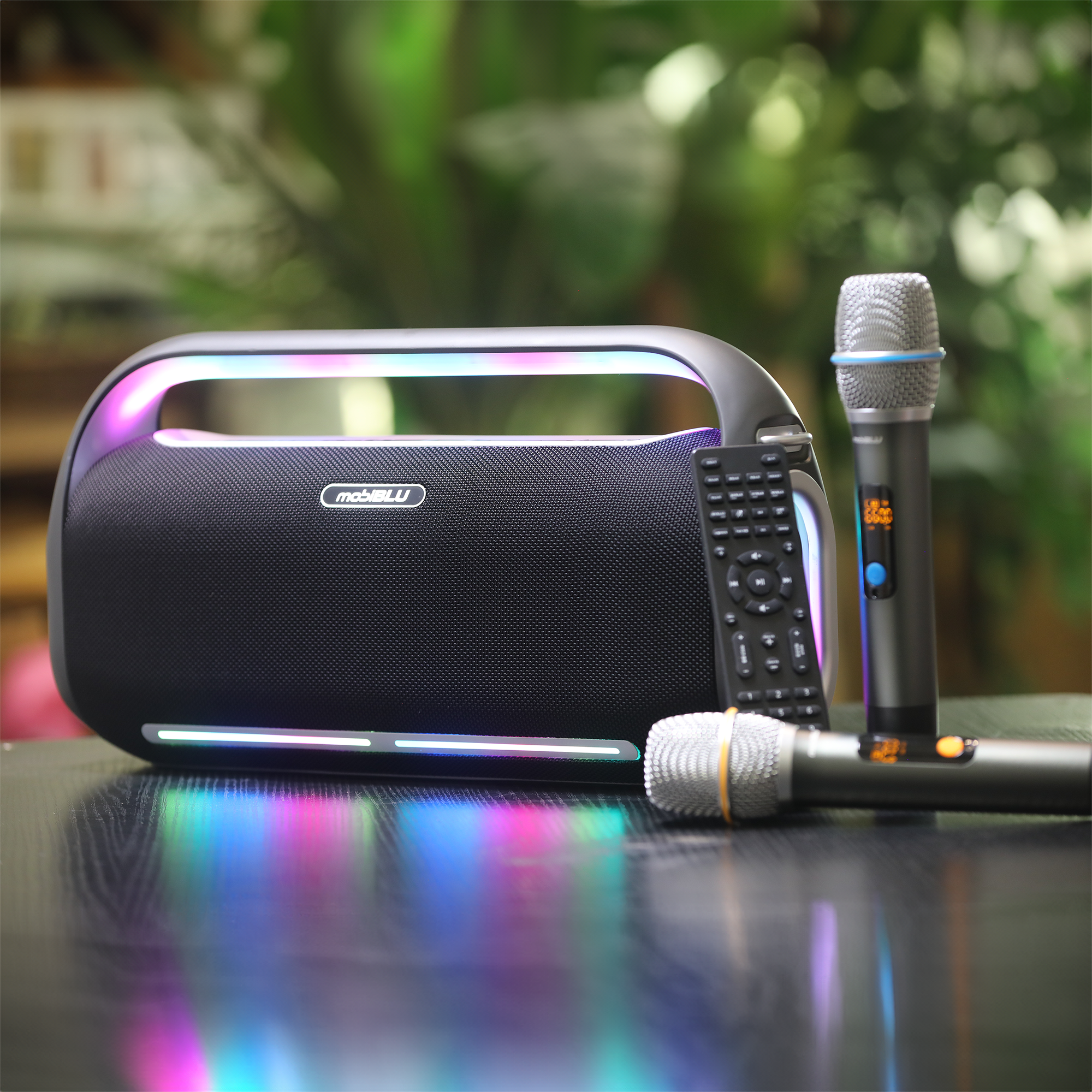 모비블루 올인원 블루투스 스피커 하이퍼비트5 150W 블랙 제품 이미지