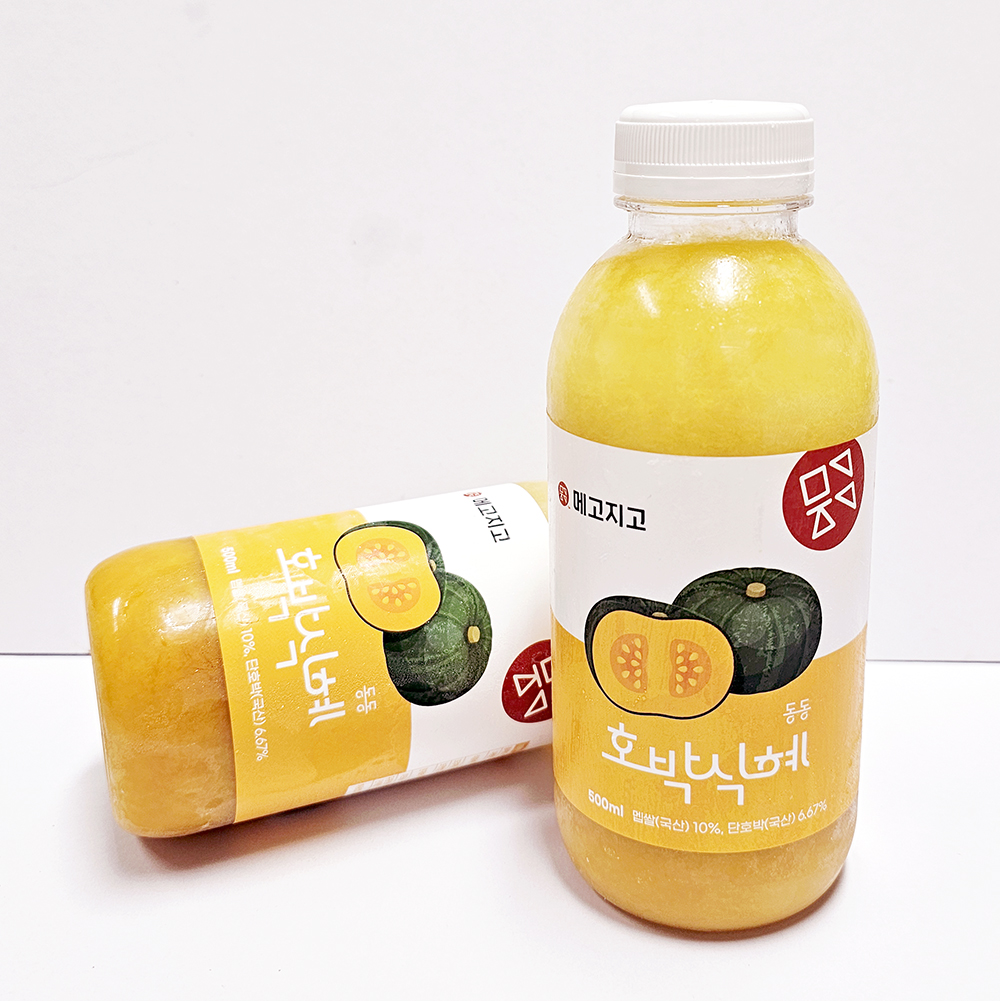 동동 호박식혜 500ml  페트병 국내산 단호박 냉동 얼음식혜 - 상세 이미지 5