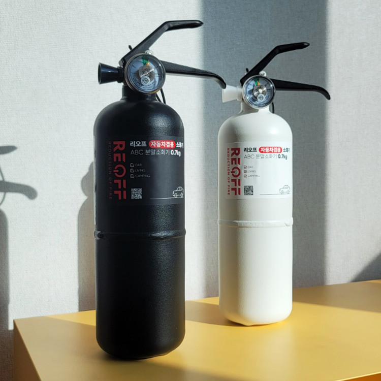파이어제로 차량용소화기 0.7kg KFI 국가검증 자동차겸용 가정 휴대 캠핑용 분말 소화기 - 상세 이미지 3