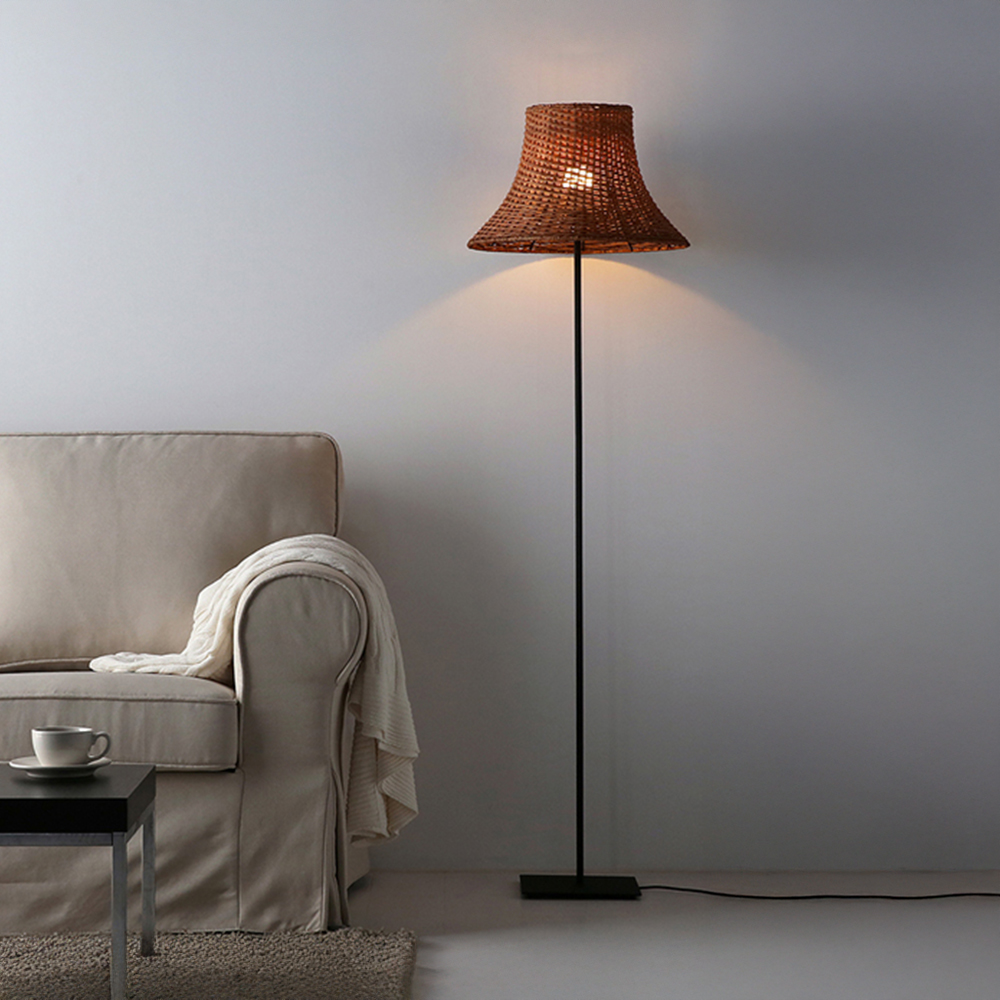 RATTAN 장스탠드 E26 KS1953F + E26 LED 스마트전구 9W 컬러 세트 이미지 7