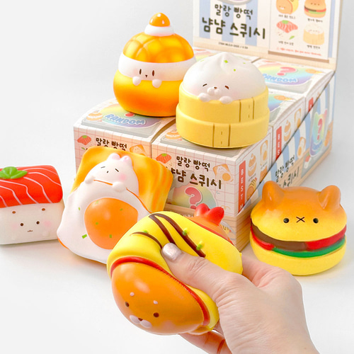 랜덤 빵떡말랑이, 냠냠 스퀴시 후기, 말랑이 선물 추천, 스트레스볼 6개 세트