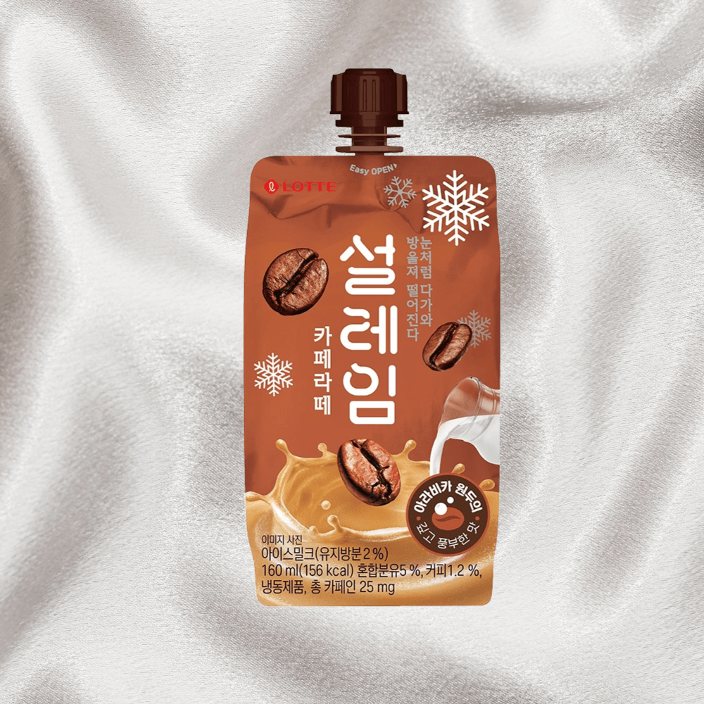 롯데아이스크림 설레임카페라떼 설레임 160ml 10개 : 오더퀄리티
