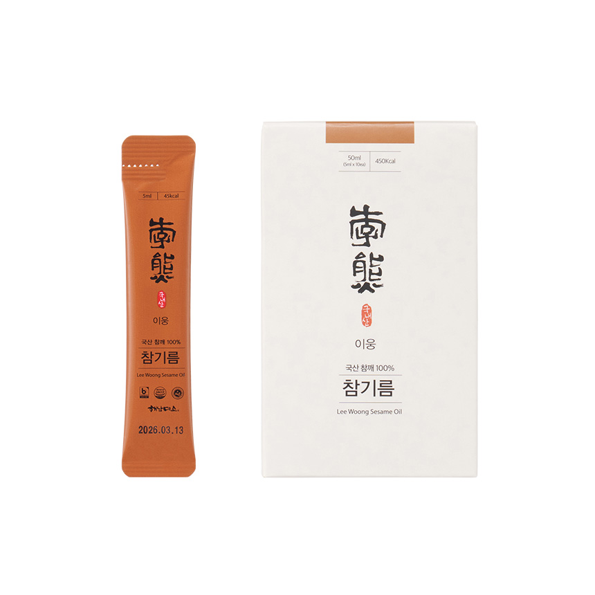 국내산 참기름, 생들기름 스틱 (5ml x 10ea)  / 6시 내고향 참기름 깨볶는 부자 - 상세 이미지 3