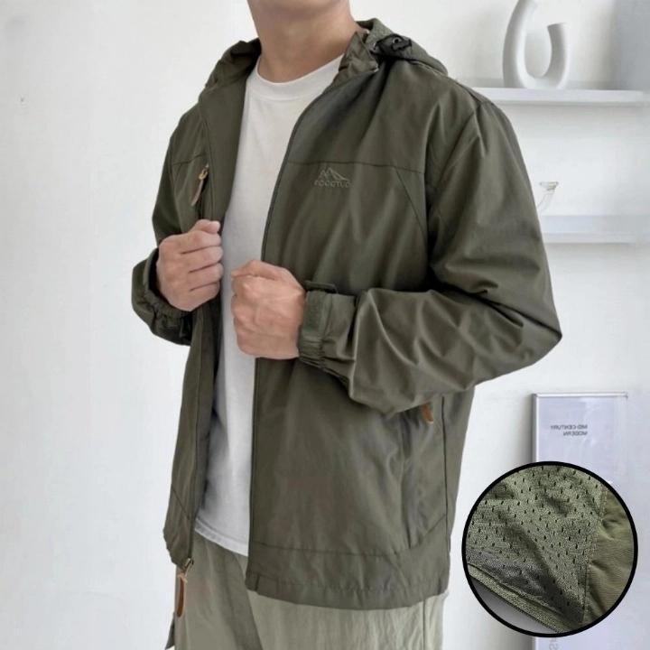 운동용바람막이 후드 겨울러닝자켓 남자바람막이