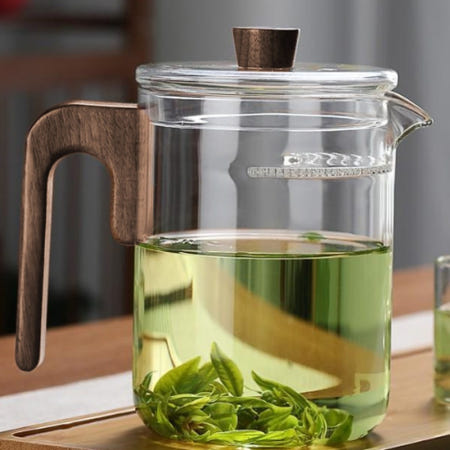 JIEJIA HARDWARE AND PLASTIC CO / 주식회사 트리 SL71469 내열유리 차포트 거름망일체형 800ml 티포트 유리주전자