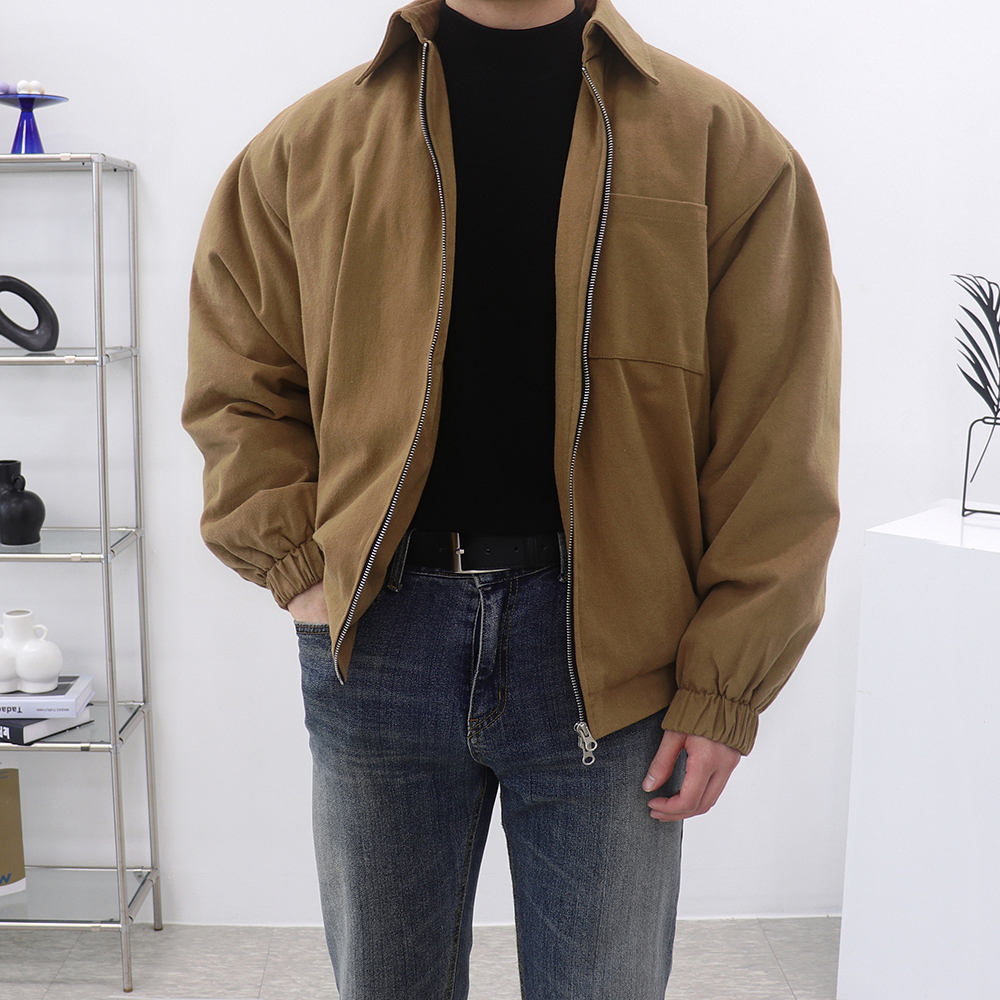 남자크롭패딩 봄버패딩 겨울항공점퍼 - 상세 이미지 3