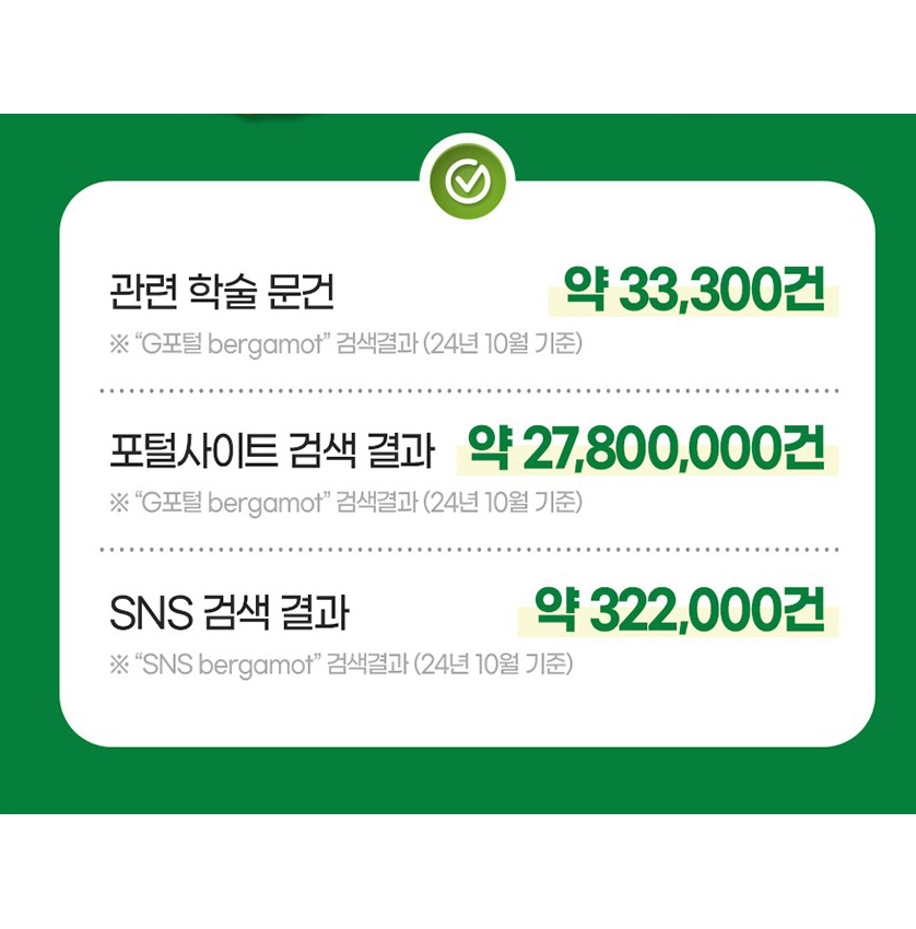이탈리아 액상 베르가못 폴리페놀 BPF 흡수빠른 액체 베르가모트 1000mg 1일1포 이미지 8