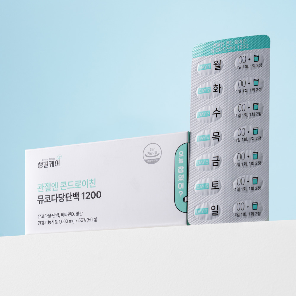 맥스 콘드레이친 1200 zs 관절엔 콘드로이친 뮤코다당단백 1200 56정, 1개