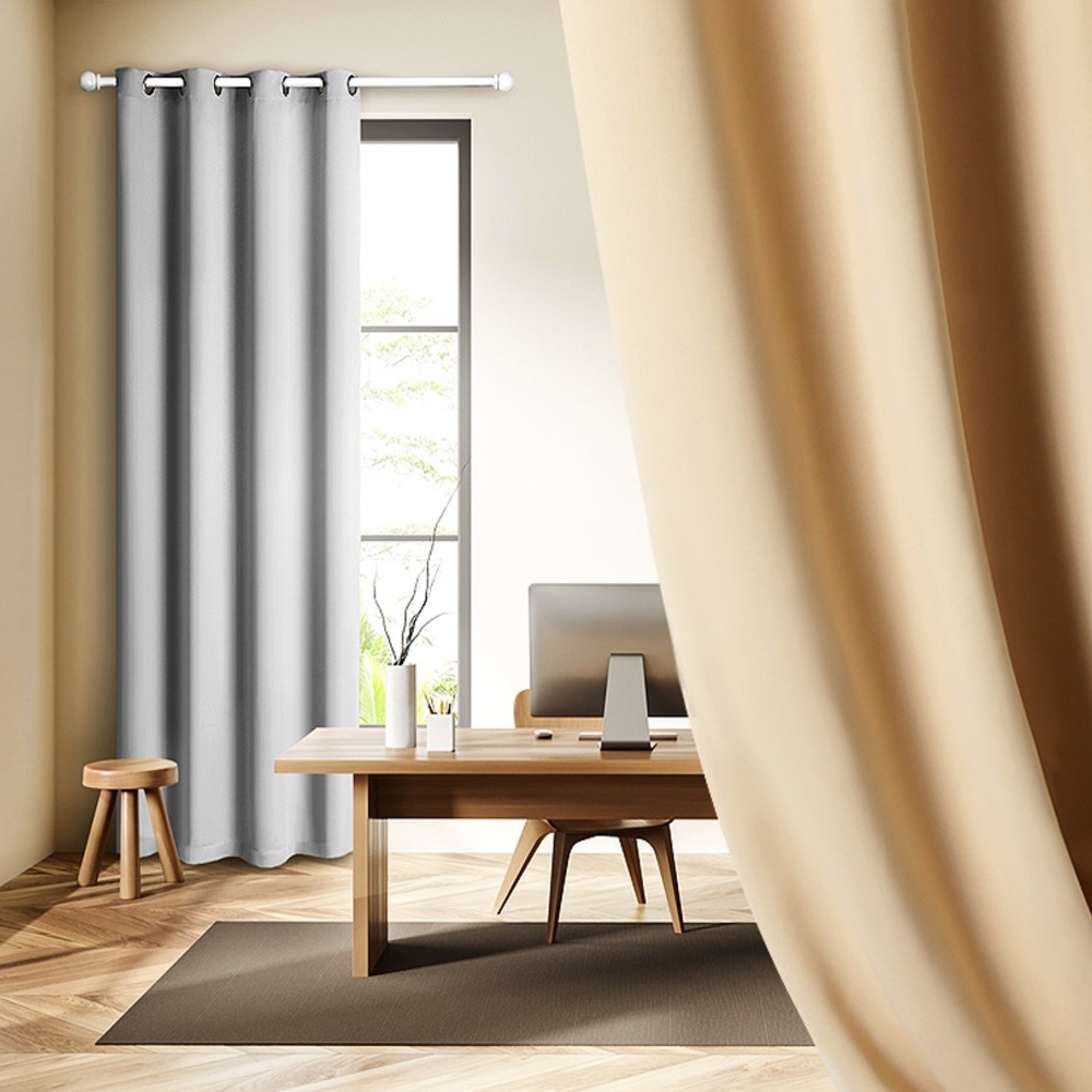 암막커튼 민자형 나비주름 쉬폰 안방 드레스룸 호텔식 볼륨 커텐 3중 210