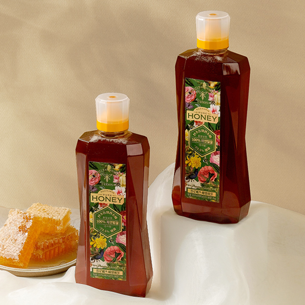 플로비즈 시그니처 야생화꿀 2kg 베트남 자연벌꿀 대용량 잡화꿀 토종꿀