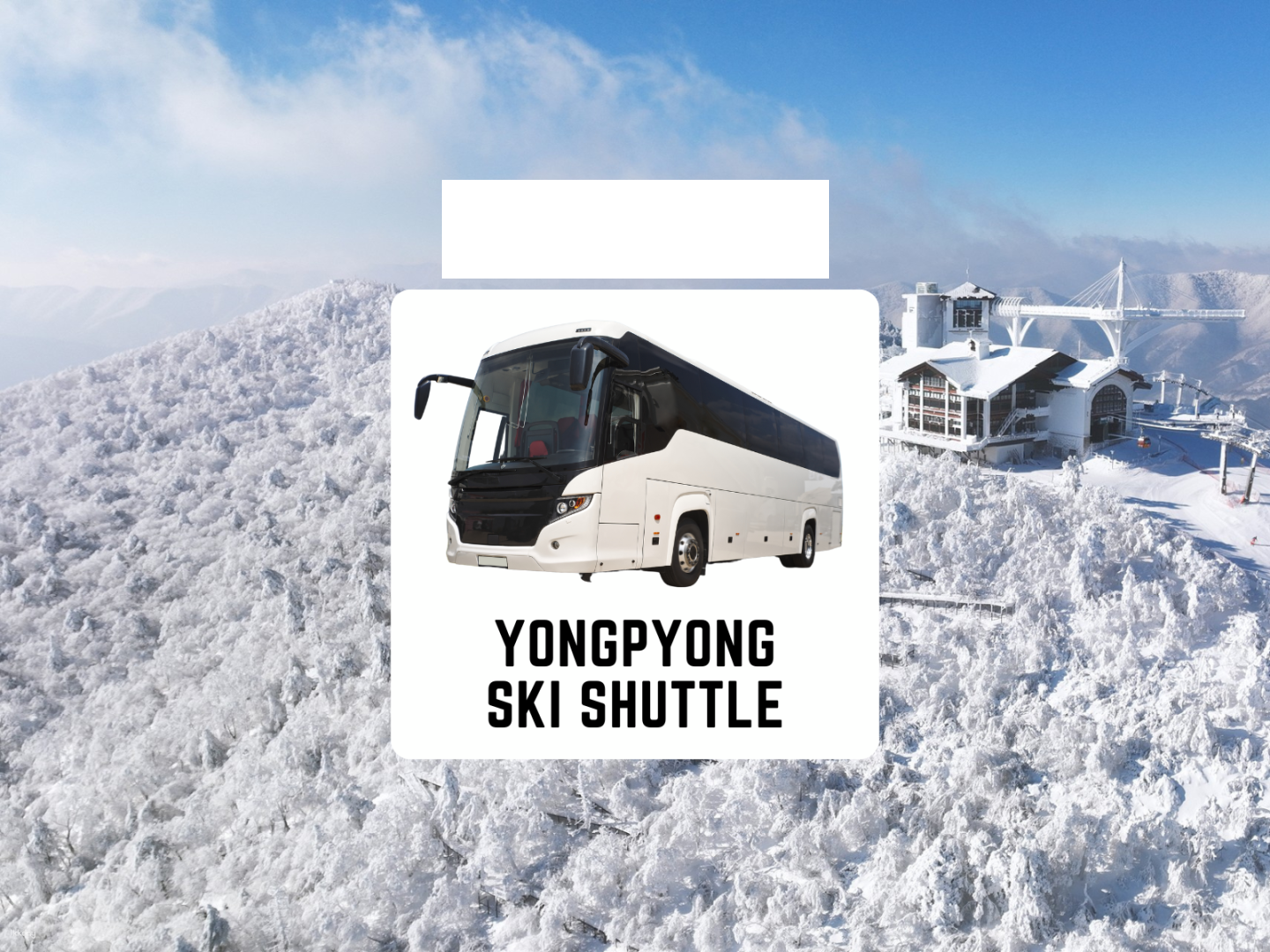 용평리조트 스키셔틀버스 (서울 출발) - 상품 이미지