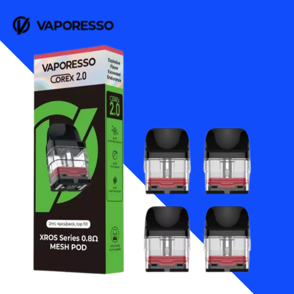 베이포레소 크로스 팟 0.8옴 3ml (1팩 4개) 액상전자담배 베이포레소팟