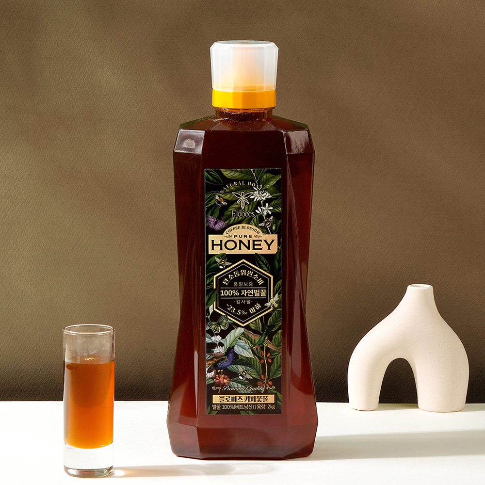 플로비즈 커피꿀 2kg 베트남 자연벌꿀 대용량 토종꿀 제품 이미지