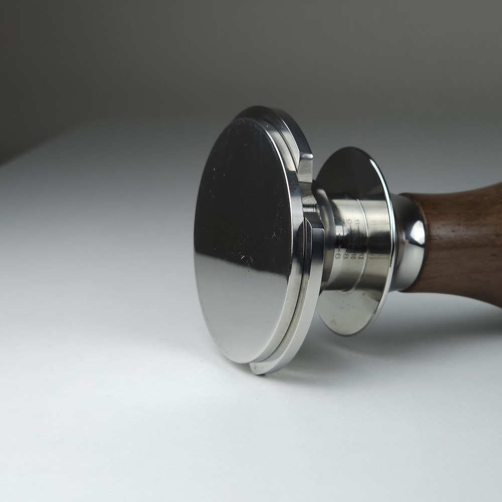 빈워크 템퍼 듀얼 스프링 템퍼 푸쉬 푸시 탬핑도구 호두나무 51mm - 상세 이미지 4