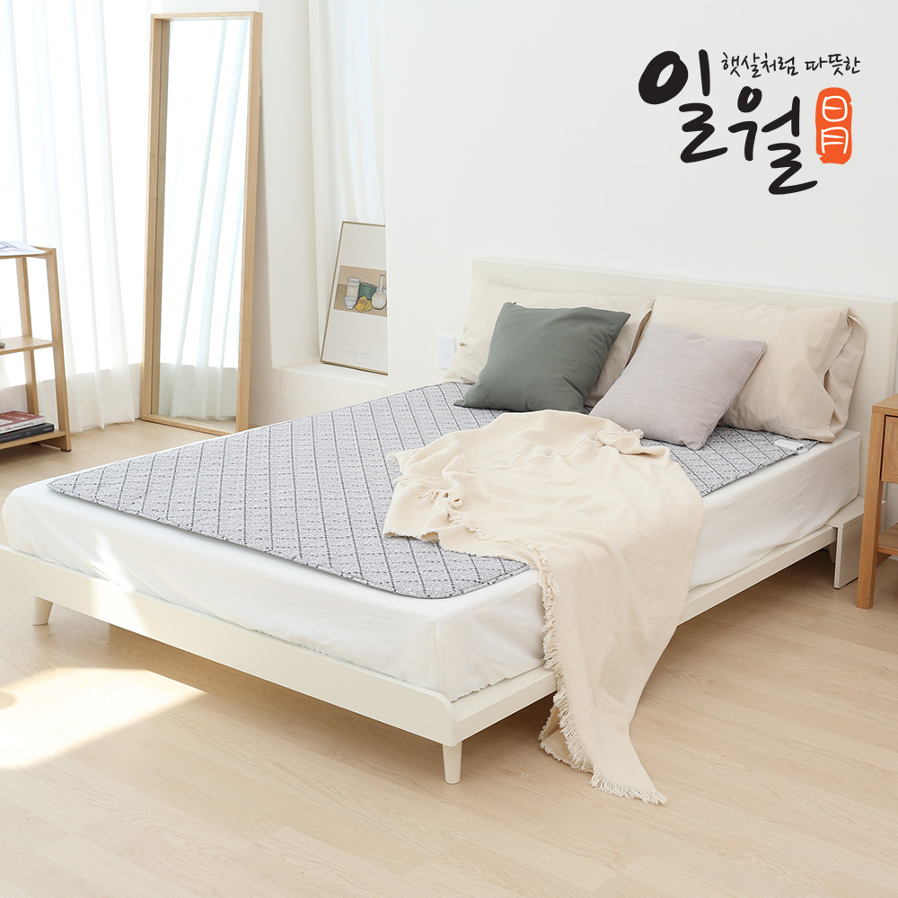 일월 고급형 블로썸 워셔블 캠핑 탄소 카본매트 전기장판 전기매트 싱글 2color