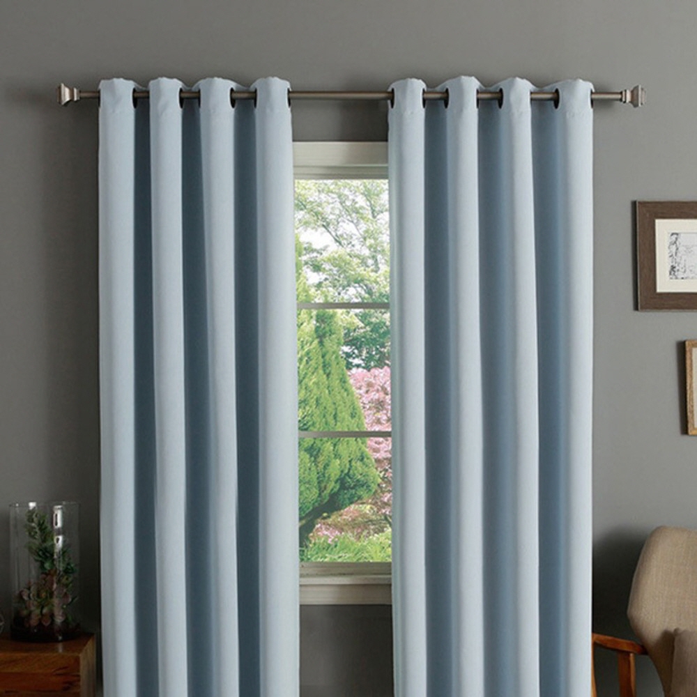 암막커튼 민자형 나비주름 쉬폰 안방 드레스룸 호텔식 볼륨 커텐 3중 210