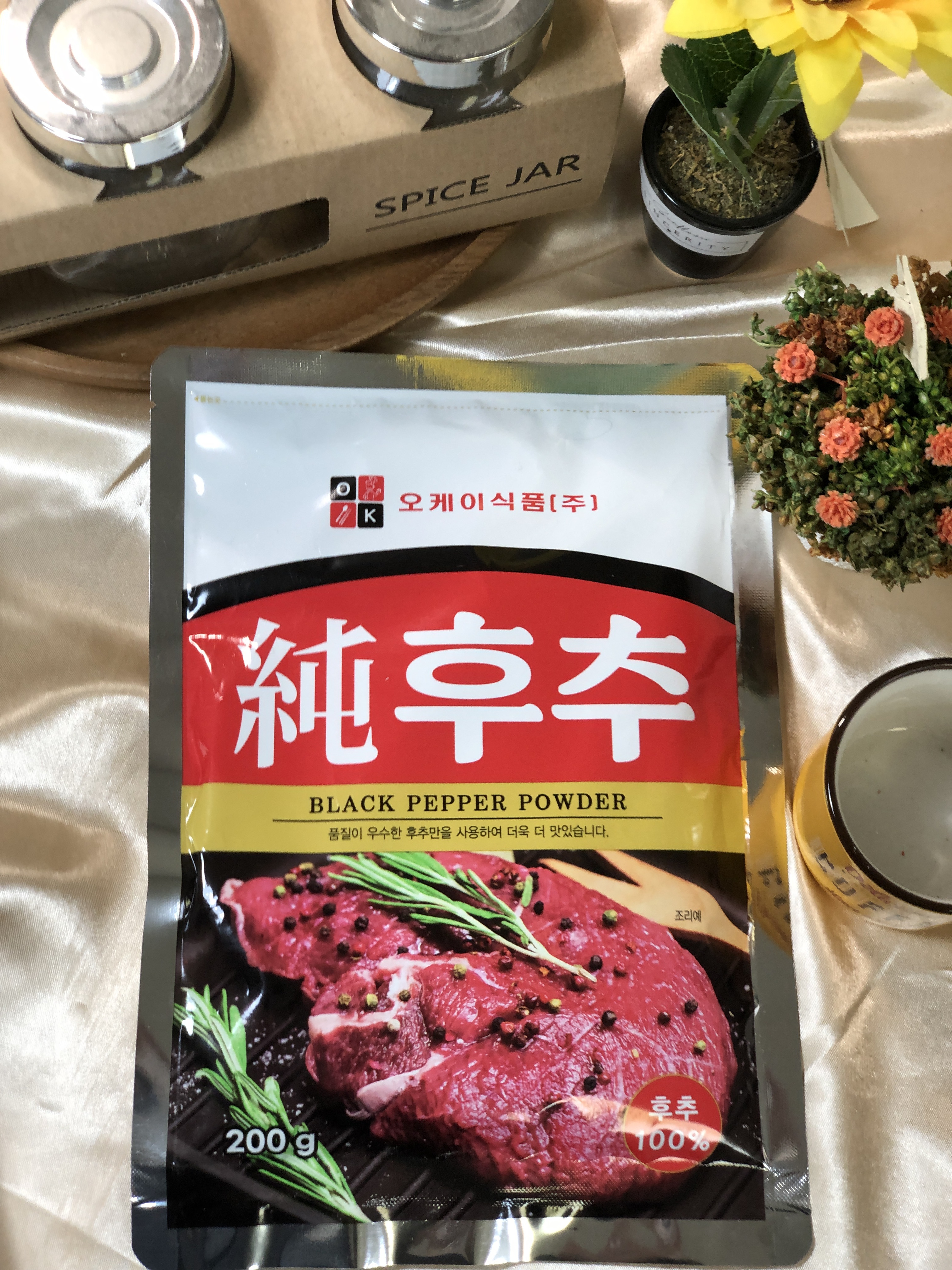 대용량 100% 순 후추가루 200gX50개 리필 통 후추 분말 오뚜기 제유 페퍼 흑후추 - 상품 이미지