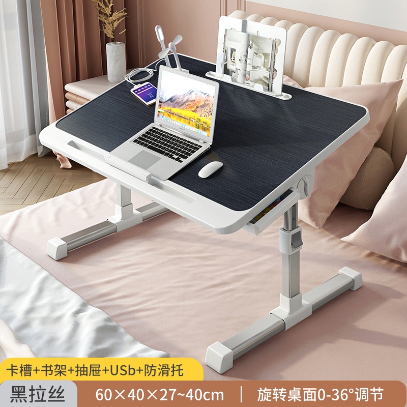 스탠딩 독서대 접이식 각도조절 스탠드 책받침 테이블 책상 그레이 60x30x25-38cm 이미지 8