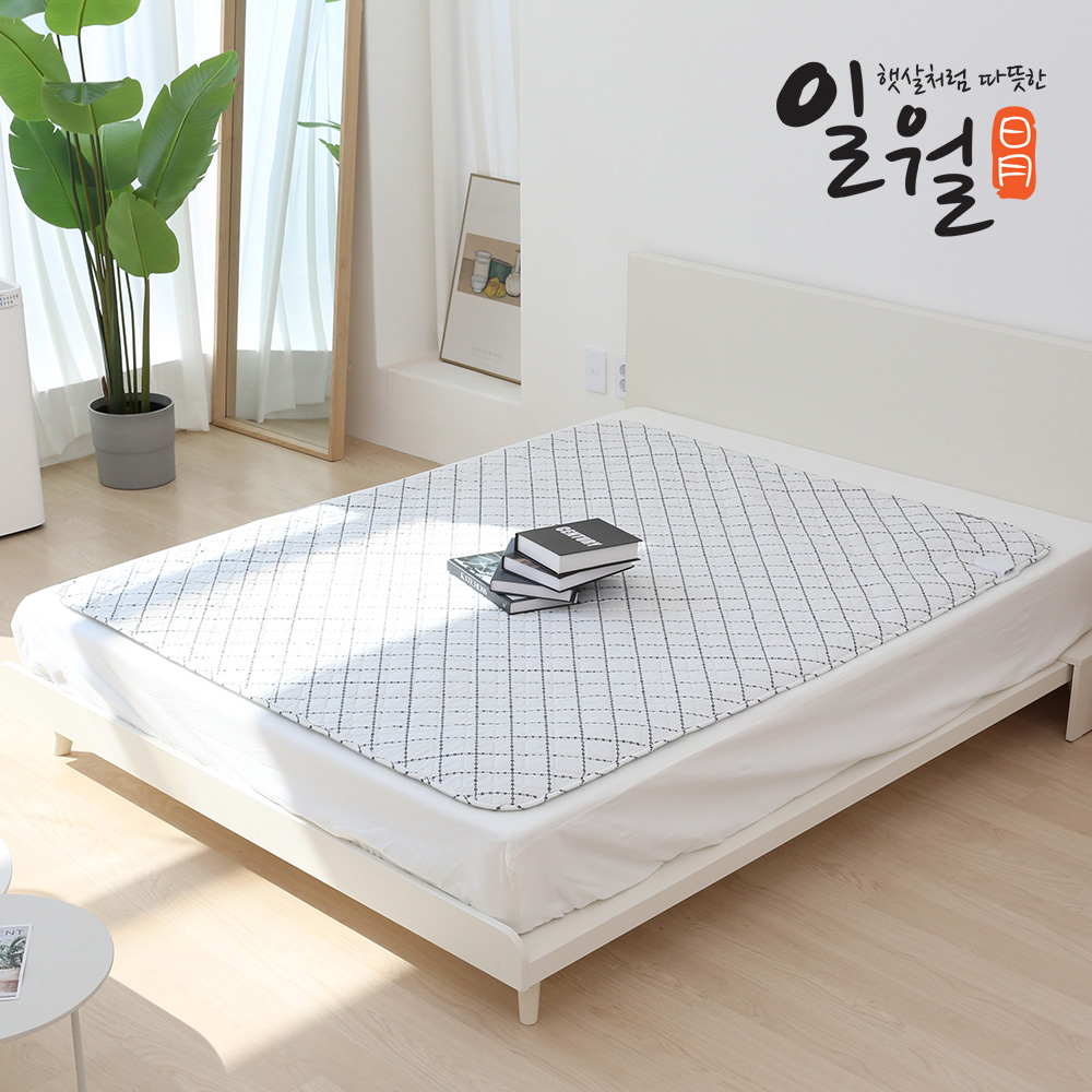 일월 블로썸 사계절 전기요 카본 탄소매트 전기매트 싱글 2color 이미지 6