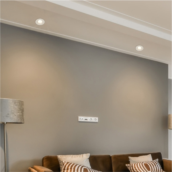 LED 에코 넬로 3인치 일체형 12W IoT 플리커프리 리모컨 디밍 삼색변환 지그비 - 상세 이미지 5