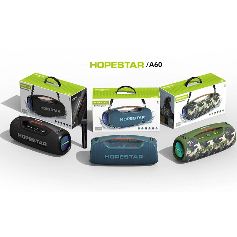 HOPESTAR-A60 무선 블루투스 스피커 고전력 100W 캠핑 블루투스 스피커 - 상세 이미지 4