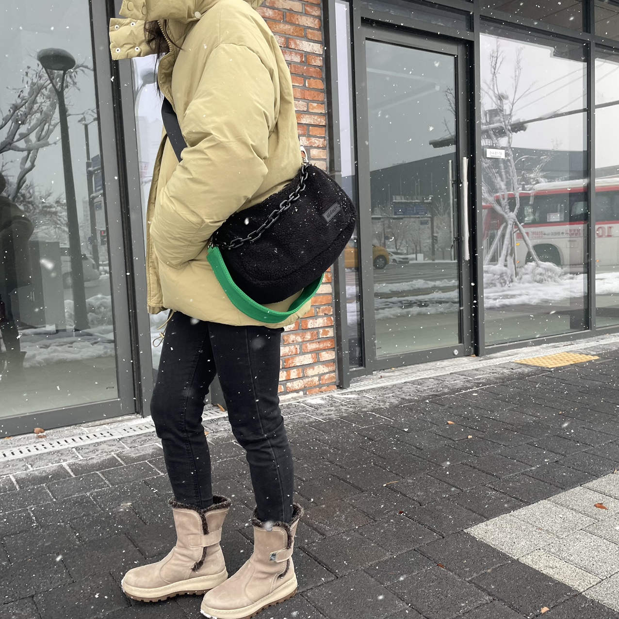 스트랩 여행용 크로스백 보부상 슬링백 핸드폰 해외여행가방 뽀글이 크로스 나일론 미니 백