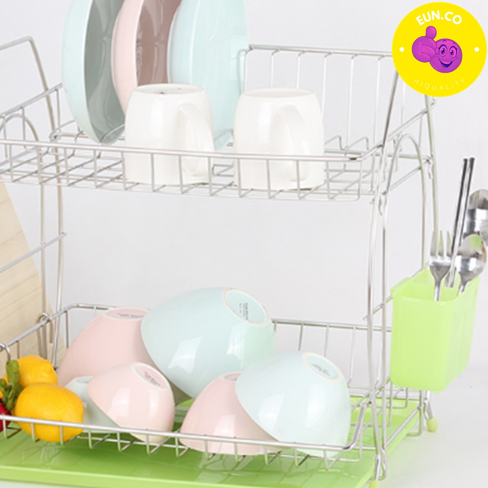 컵 물받이 거치대 2단 정리대 그릇 설거지 건조대
