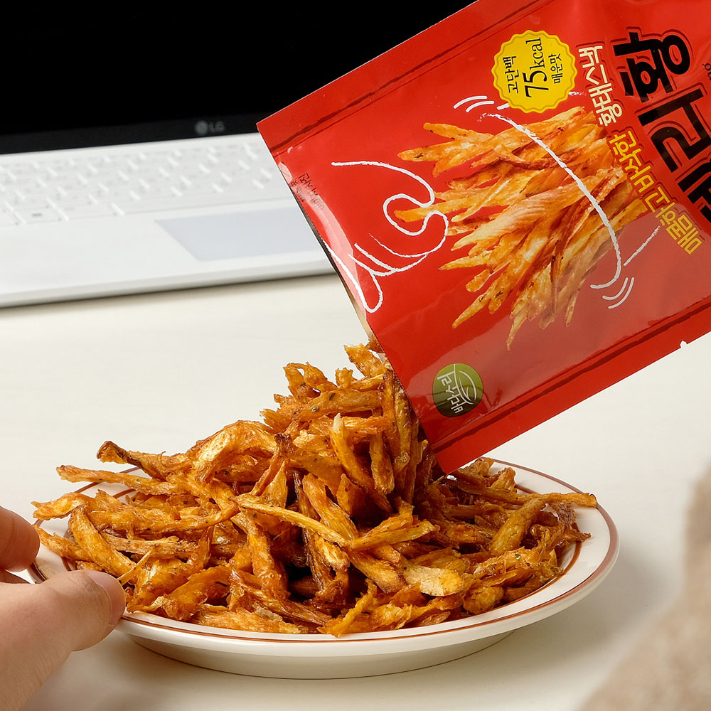 바다소리 단백질 황태 스낵 델리황 8봉 올리브영 간식 마른 맥주 안주 주전부리