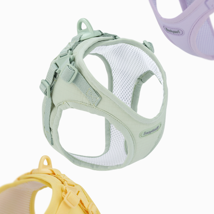 헤이테일 에어워크 강아지하네스 소형견 앞섬방지 가슴줄 3종