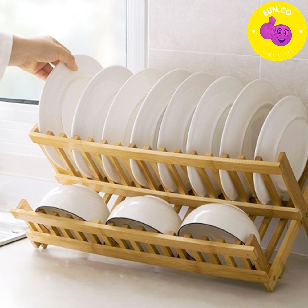 싱크대 그릇건조대 원목 식기건조대 접시정리대 우드 접이식선반