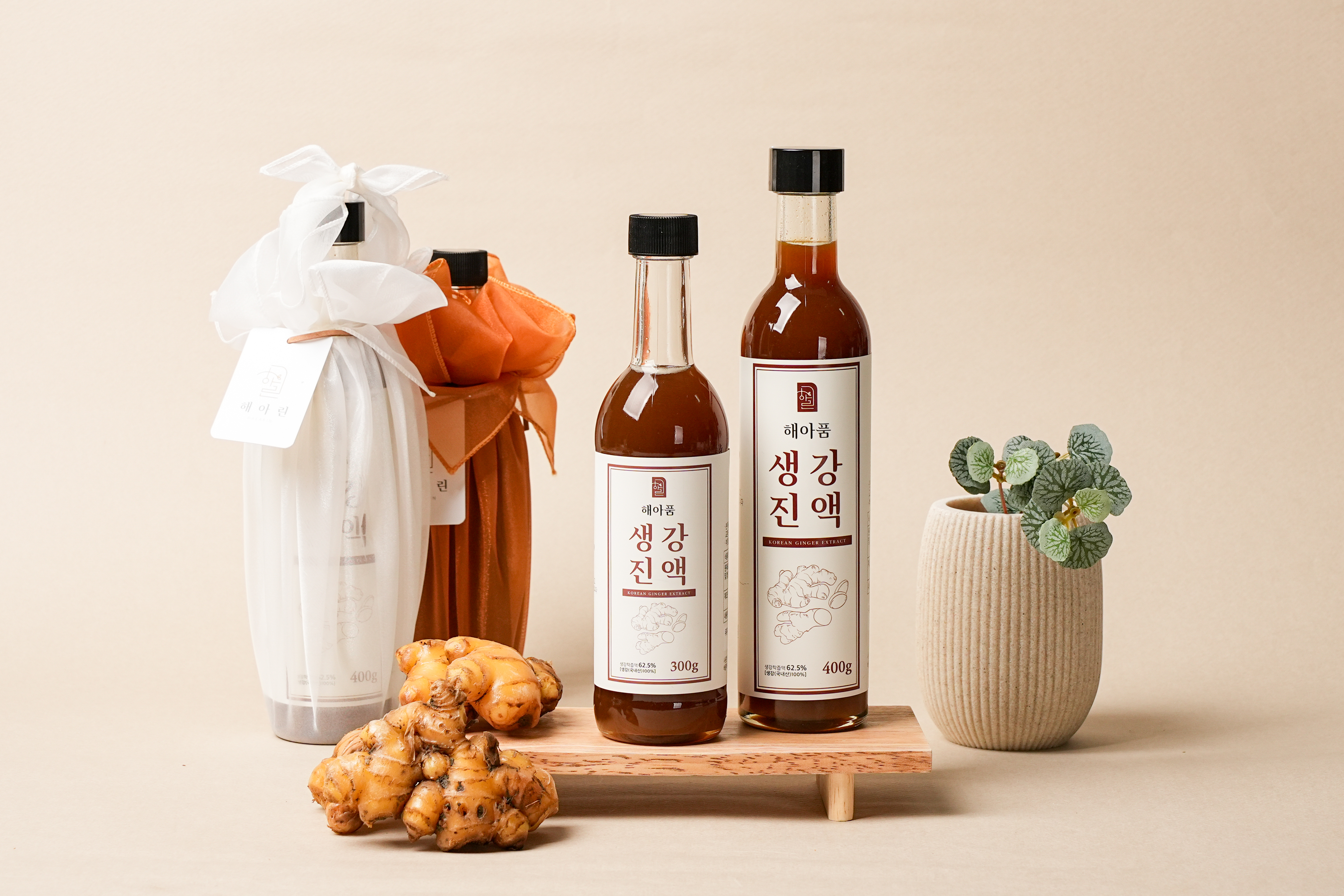 올해 햇 생강진액 400g 수제 생강청 단체 연말 답례품 - 상품 이미지