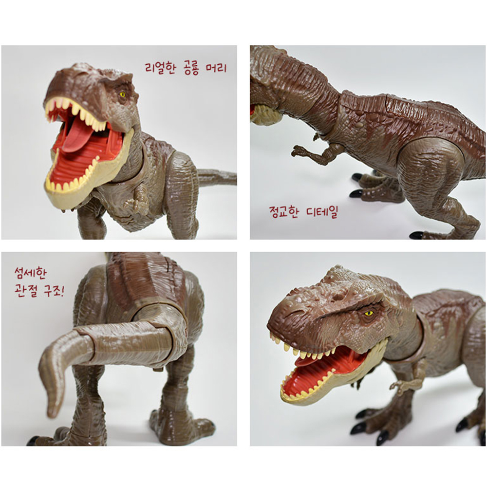 공룡 장난감 피규어 티라노 사우루스 다이노파크 쥬라기월드 장난감 크리스마스 선물 스티커세트 - 상세 이미지 2