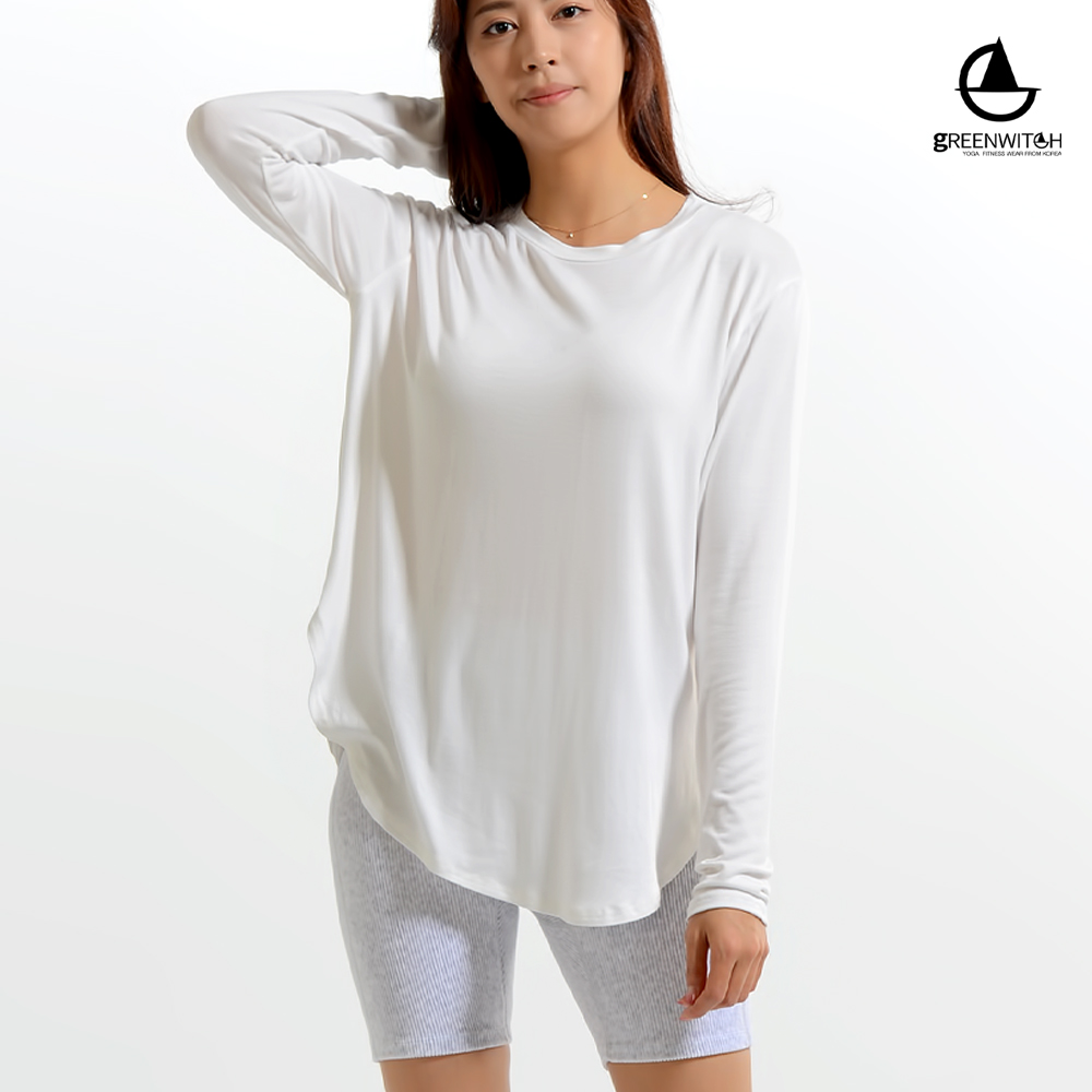 그리니치 레깅스코디 부담없이 커버업 티셔츠 요가복 - 상세 이미지 3