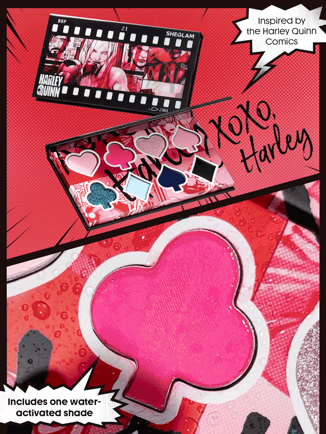 쉬글램 할리퀸 콜라보 섀도우 팔레트 sheglam harley quinn palette - 상세 이미지 3