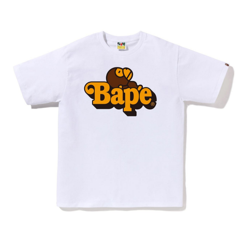 베이프 반팔티 BABY MILO ON BAPE TEE 2K72-110-006 - 상품 이미지