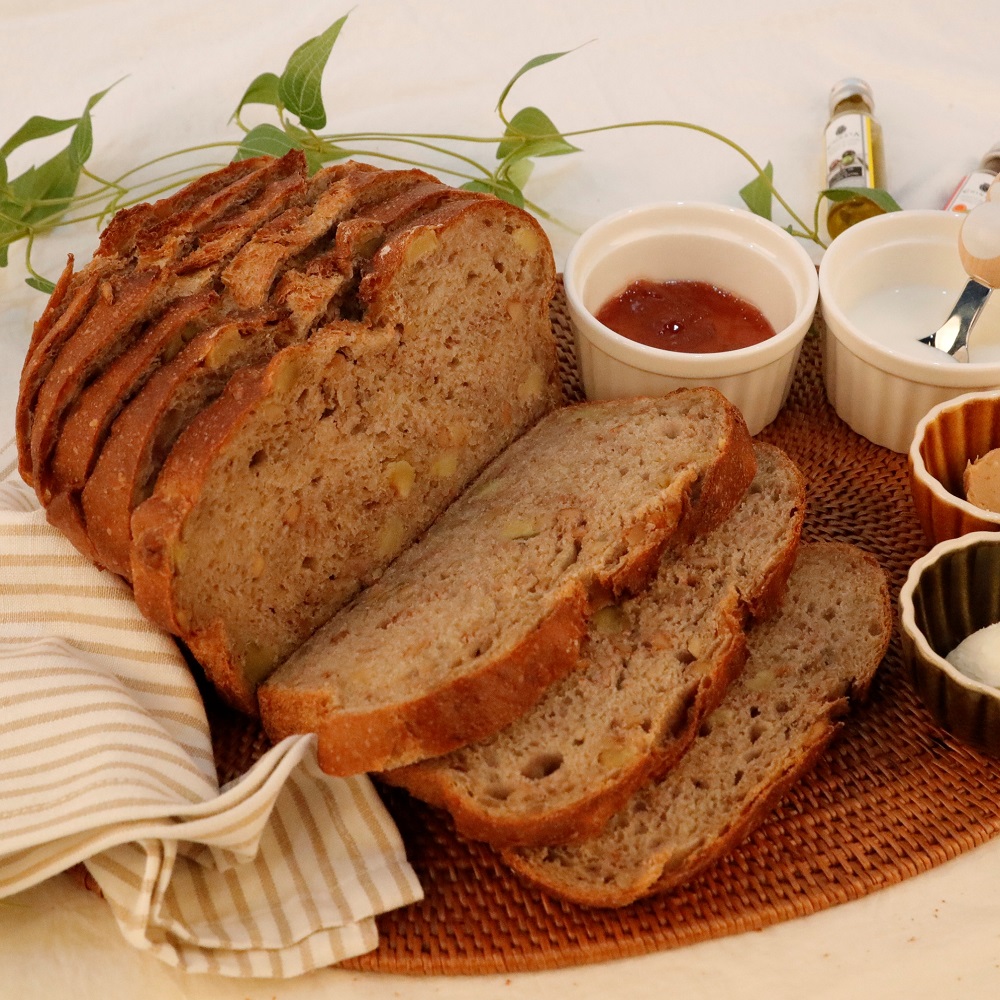 봄내 시골 고구마빵 통밀빵 깜빠뉴 880g 군고구마로 만든 비건 샌드위치 치아바타 모닝 통밀식빵 - 상세 이미지 2