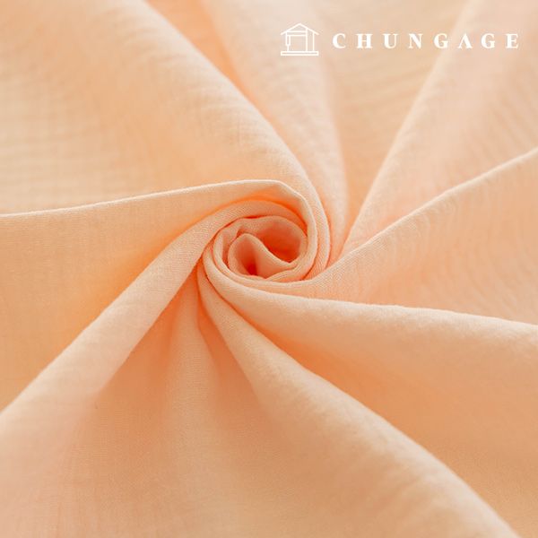 이중 요루 거즈 원단 대폭 면 워싱 천 무형광 크리미 25종 한마