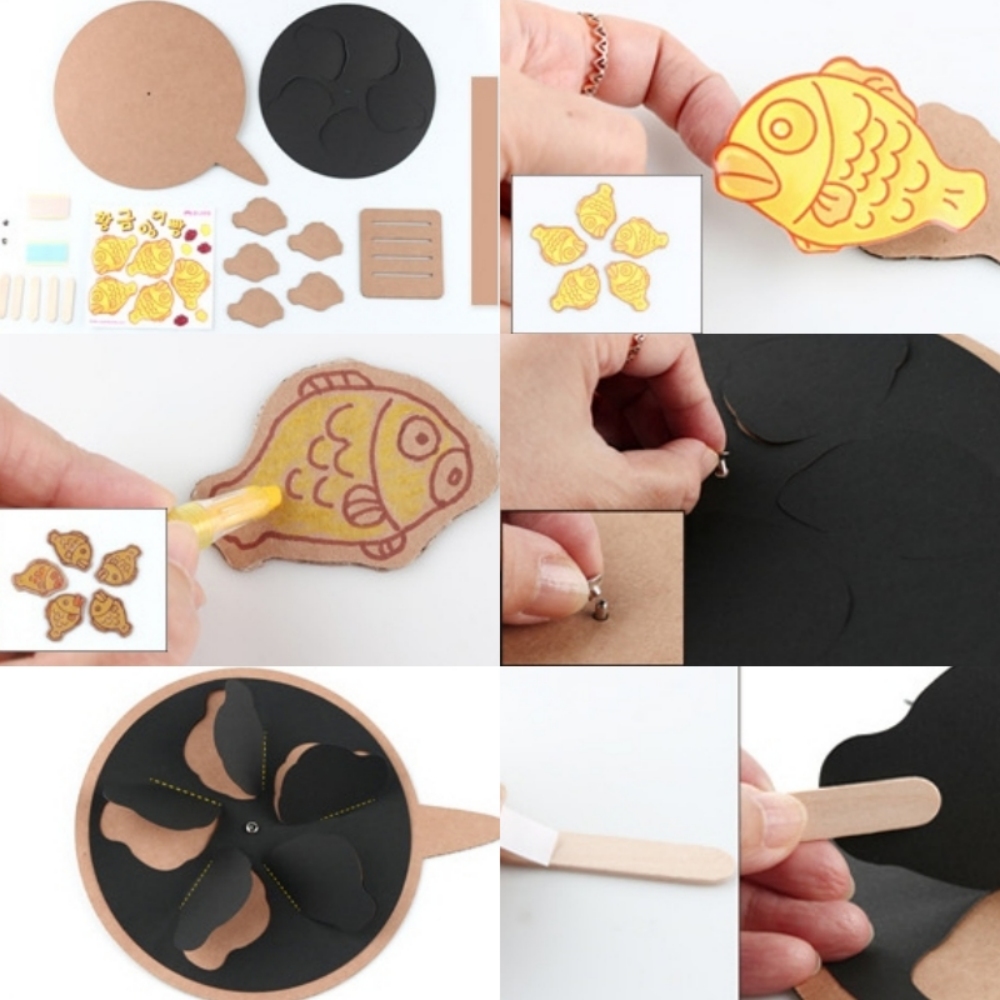 겨울음식놀이 붕어빵놀이 미술 활동 교구 잉어빵 diy - 상세 이미지 3