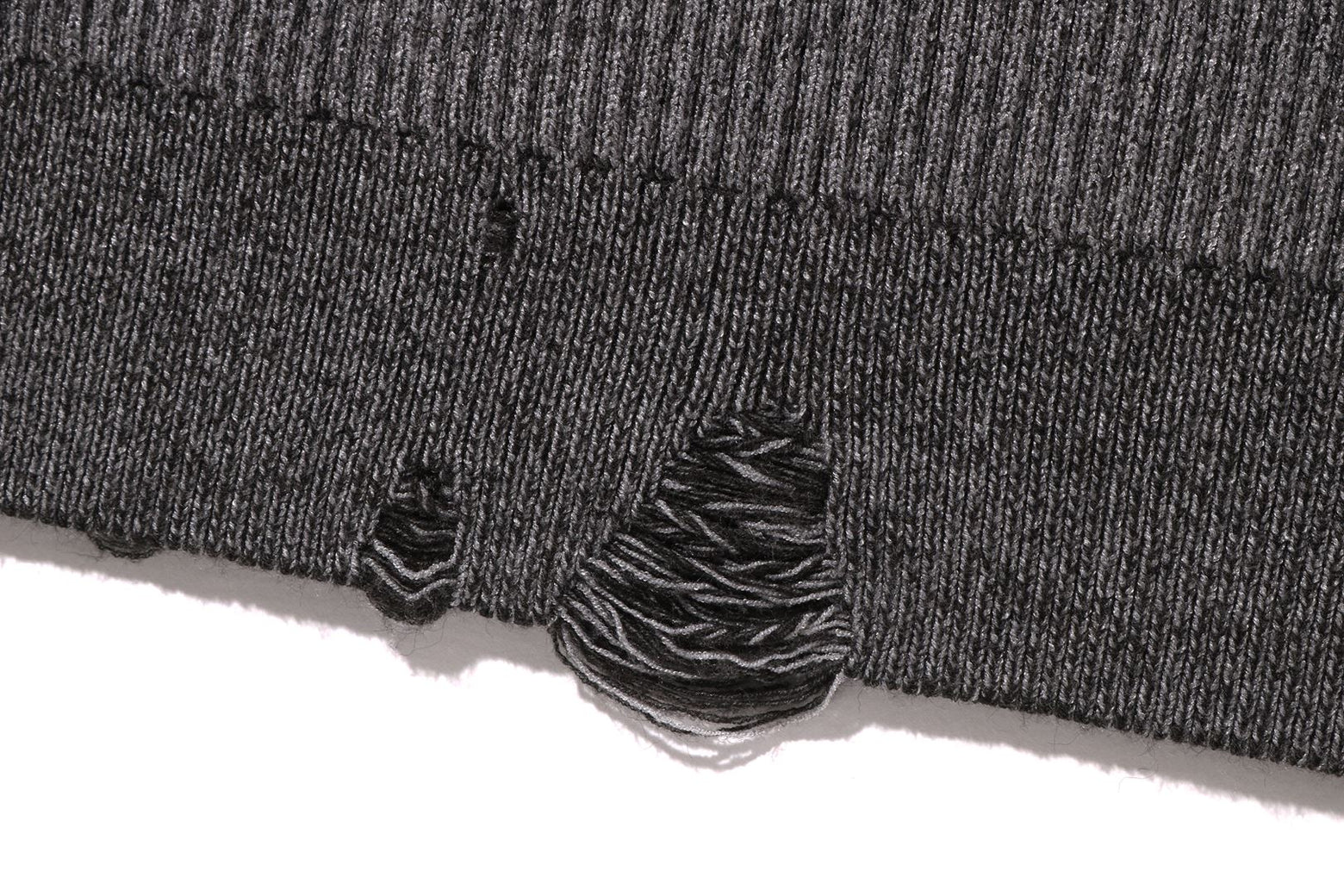 베이프 긴팔티 DAMEGE RELAXED FIT SWEATER 1K80-120-303 - 상세 이미지 5