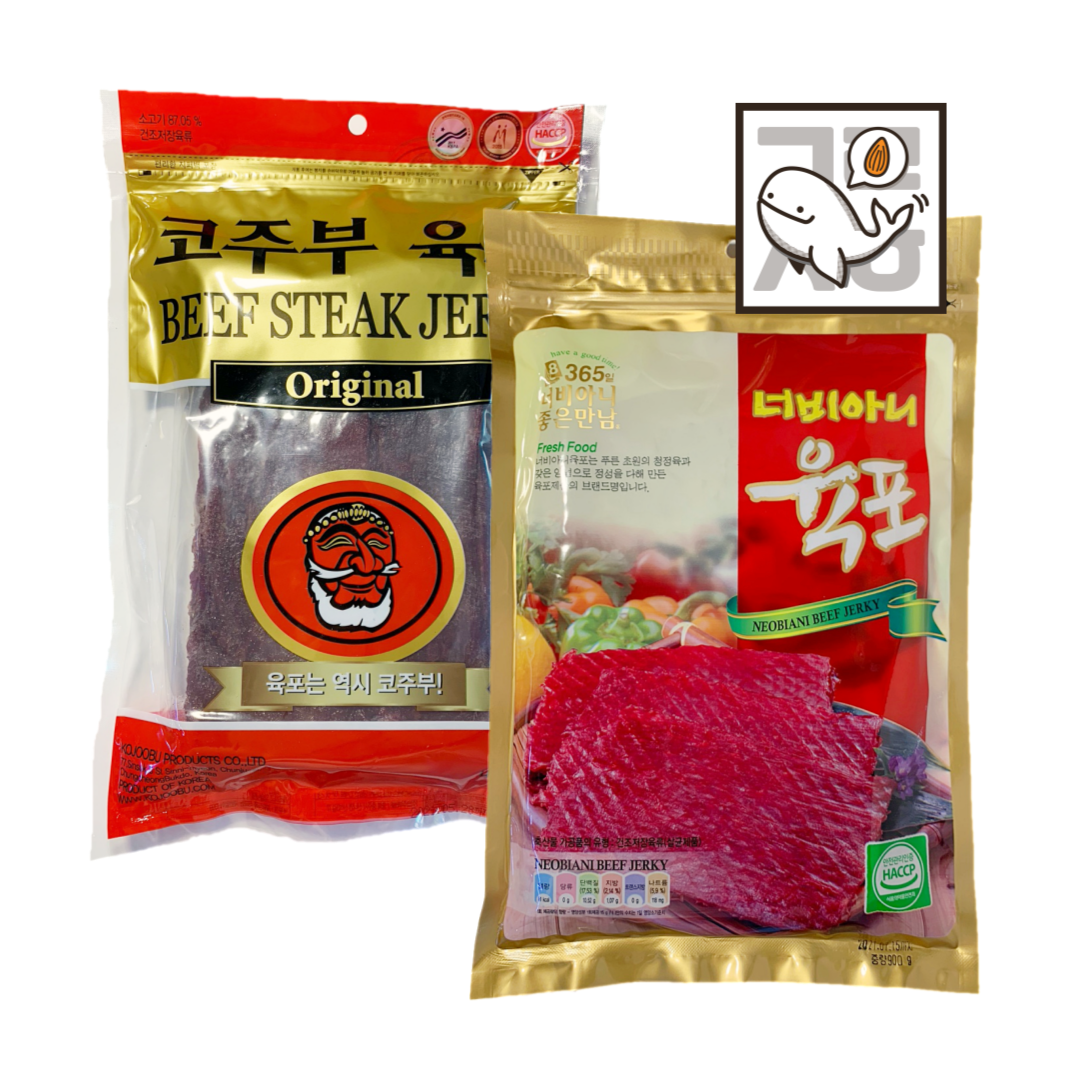 고래상회 코주부육포 너비아니육포 900g 맥주안주 영양간식