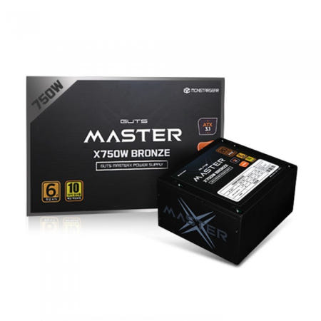 몬스타기어 몬스타 가츠 MASTER X X750W 80PLUS 브론즈  ATX 컴퓨터 PC 파워